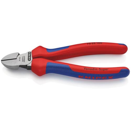 Knipex Diagonal Cutter with Multi-component Grips 160mm 70 02 160